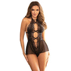Passionate Love Lace Cutout Lingerie Set