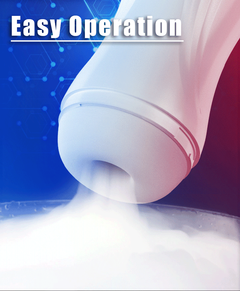 Automatic Multi-Frequency Suction Masturbator for Men: Electric Deep Throat Oral Sex Masturbation Device with Realistic Vaginal Clamping and Suction