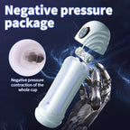 Automatic Multi-Frequency Suction Masturbator for Men: Electric Deep Throat Oral Sex Masturbation Device with Realistic Vaginal Clamping and Suction