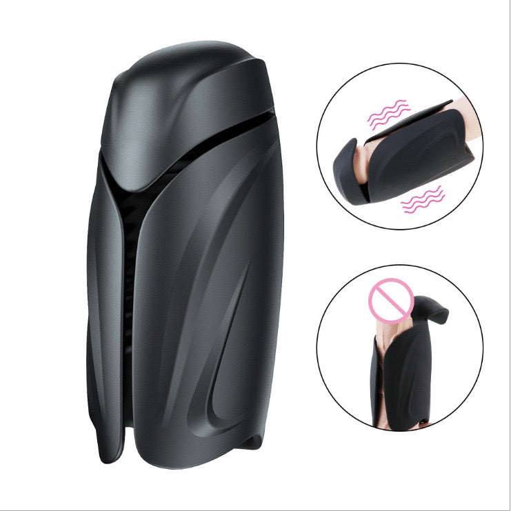 Black Samurai male glans training device/masturbation cup