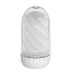 Men's Self-Suction Air-Powered Masturbator with Breathing Valve Design, Spiral Channel, Manual Masturbation Device, Male Exercise Device, Sex Toy