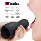 Men's Silicone Penis Exerciser Oral Sex Cup Male Masturbator Glans Training Device