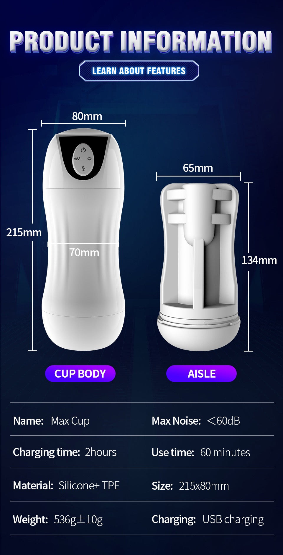 Automatic Male Masturbator and Electric Penis Exerciser