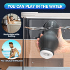 Aircraft Cup Exerciser Training Device for Men - Suction and Vibration, Fully Waterproof