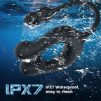 Silicone-Coated Three-Point Vibrating Men's Penis Ring, APP-Controlled Prostate and Anal Massager, Vibrating Anal Plug for Men