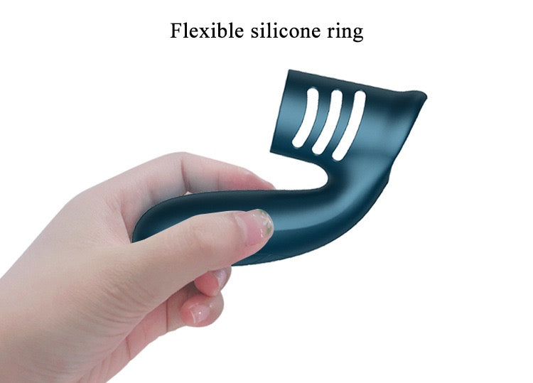 Vibrating Penis Ring, Rechargeable Vibrating Ring for Men, Delay Ring, Penis Sleeve, Couple's Shared Vibration