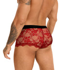 Men's Lace Boxer Briefs