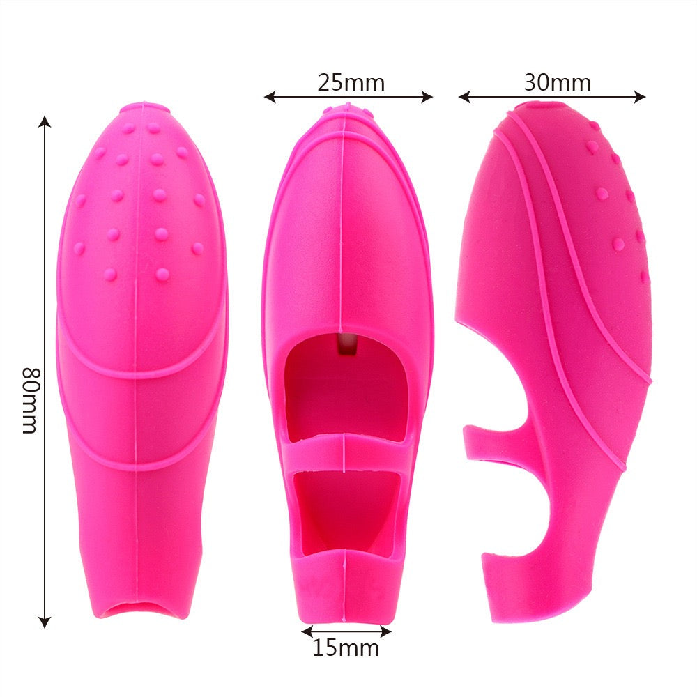 Finger Dancer, Finger Massager Vibrator, G-Spot Finger Sleeve, Foreplay Finger Sleeve, Erotic Vibrator, Vibrating Egg