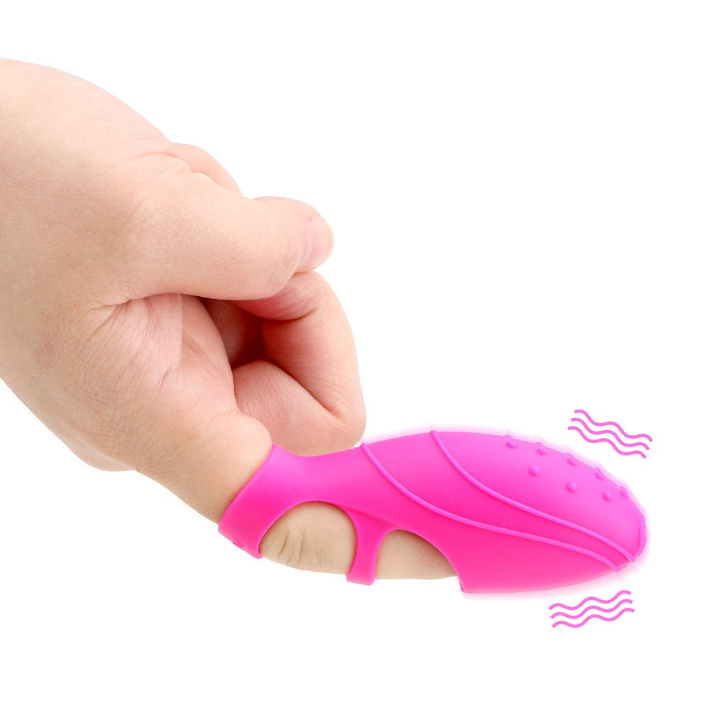 Finger Dancer, Finger Massager Vibrator, G-Spot Finger Sleeve, Foreplay Finger Sleeve, Erotic Vibrator, Vibrating Egg