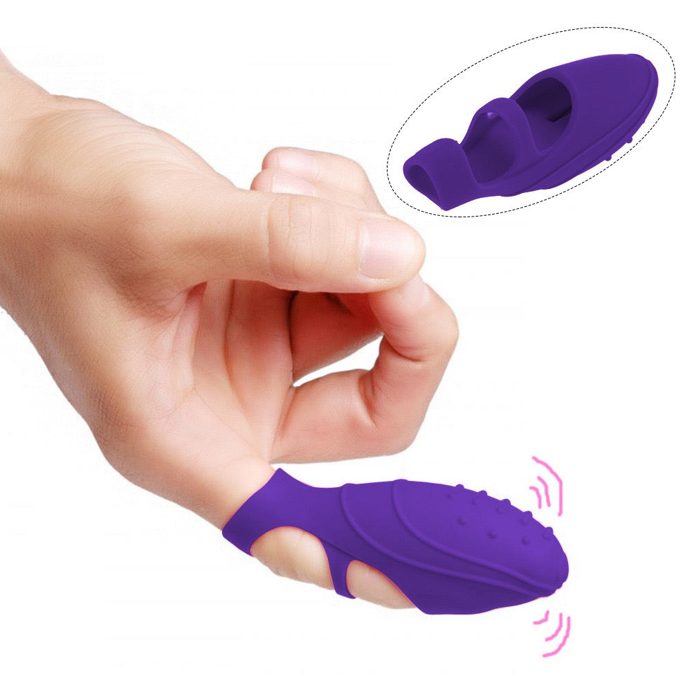 Finger Dancer, Finger Massager Vibrator, G-Spot Finger Sleeve, Foreplay Finger Sleeve, Erotic Vibrator, Vibrating Egg