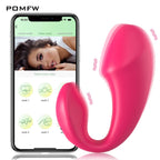 Rechargeable APP-Controlled Tadpole-Shaped Vibrator for Women