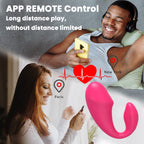 Rechargeable APP-Controlled Tadpole-Shaped Vibrator for Women