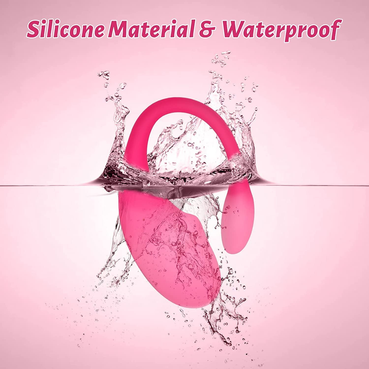 Rechargeable APP-Controlled Tadpole-Shaped Vibrator for Women