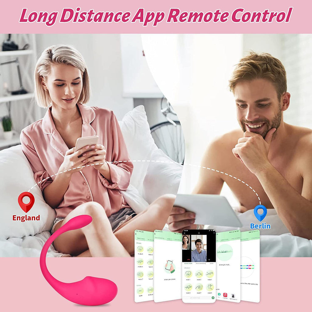 Rechargeable APP-Controlled Tadpole-Shaped Vibrator for Women