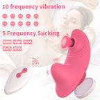 Wireless Remote Control Suction Vibrating Egg for Women, Magnetic Wearable Panty Vibrator