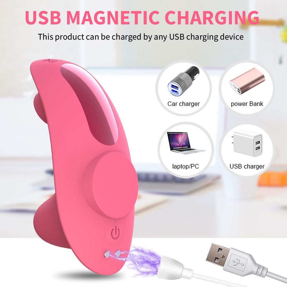 Wireless Remote Control Suction Vibrating Egg for Women, Magnetic Wearable Panty Vibrator