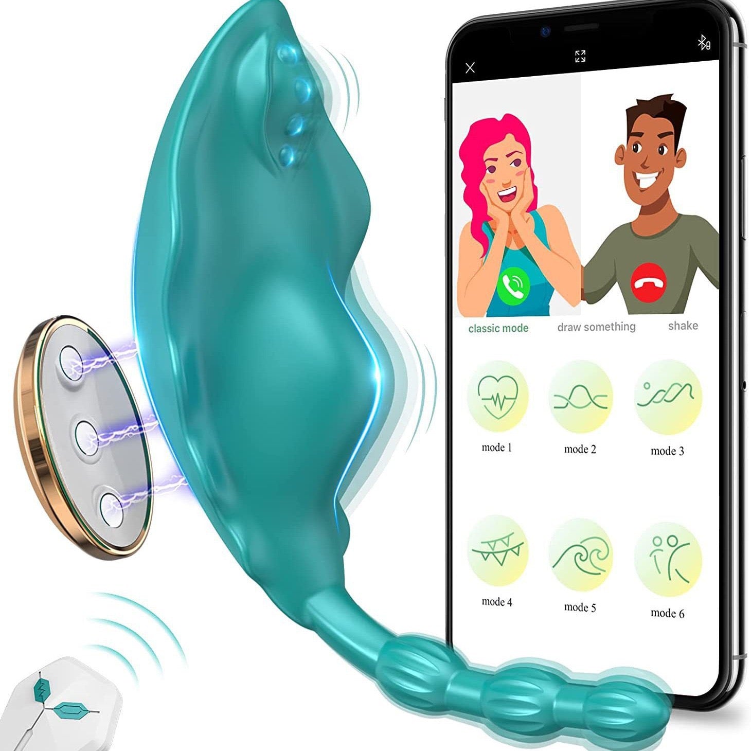 Underwear-Wearing, App-Controlled Remote Vibrator for Women - A Sensual Wearable Toy