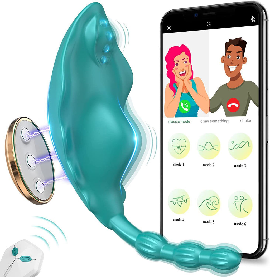 Underwear-Wearing, App-Controlled Remote Vibrator for Women - A Sensual Wearable Toy