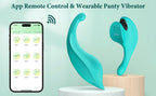 APP-Controlled Wearable Leaf-Shaped Dual Vibrator for Couples' Flirting and Clitoral/Nipple Stimulation