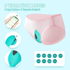 APP-Controlled Wearable Leaf-Shaped Dual Vibrator for Couples' Flirting and Clitoral/Nipple Stimulation