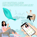 APP-Controlled Wearable Leaf-Shaped Dual Vibrator for Couples' Flirting and Clitoral/Nipple Stimulation