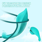 APP-Controlled Wearable Leaf-Shaped Dual Vibrator for Couples' Flirting and Clitoral/Nipple Stimulation