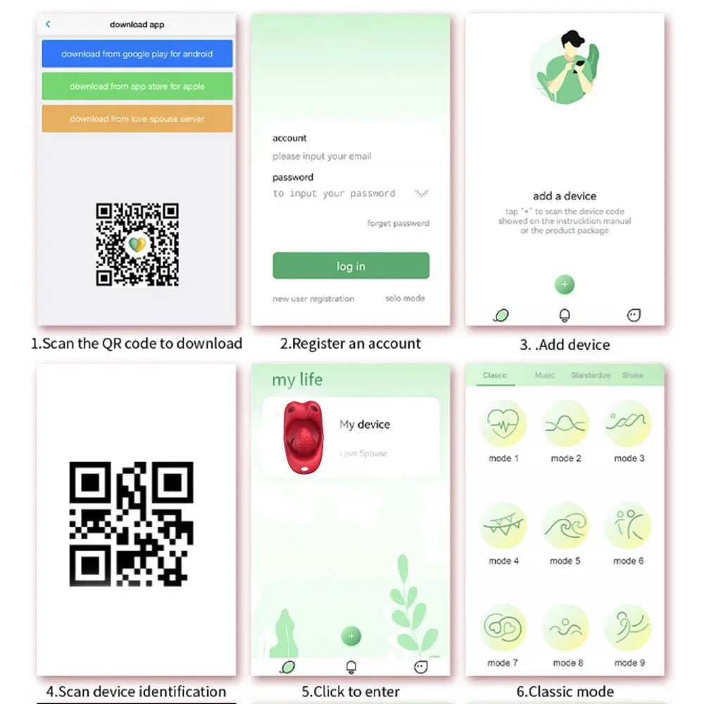 App-Controlled Remote Vibrating Clitoral Stimulator for Women - Powerful Vibrations and Swiveling Motion for G-Spot Self-Pleasure(Free underwear included.)