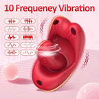 App-Controlled Remote Vibrating Clitoral Stimulator for Women - Powerful Vibrations and Swiveling Motion for G-Spot Self-Pleasure(Free underwear included.)