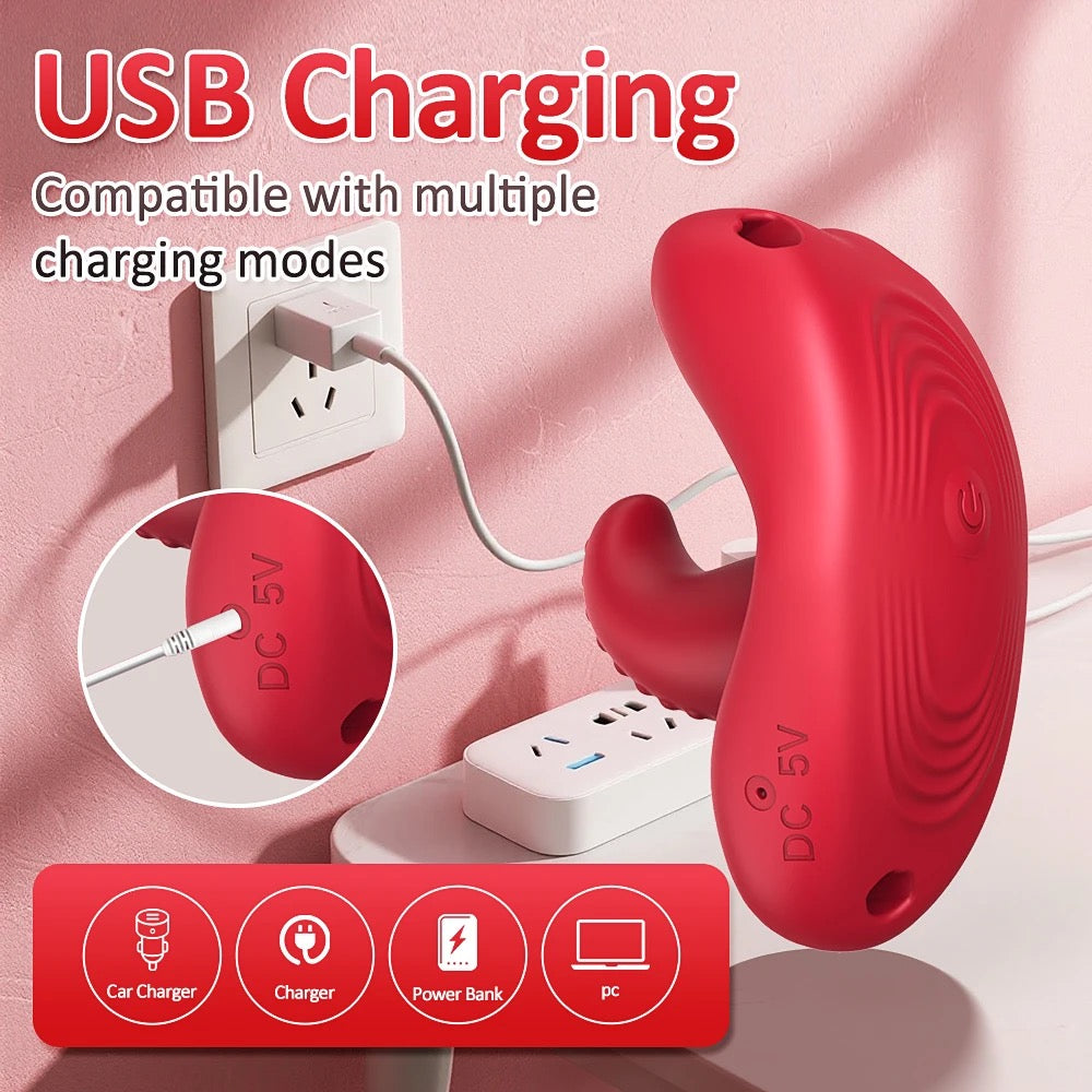 App-Controlled Remote Vibrating Clitoral Stimulator for Women - Powerful Vibrations and Swiveling Motion for G-Spot Self-Pleasure(Free underwear included.)