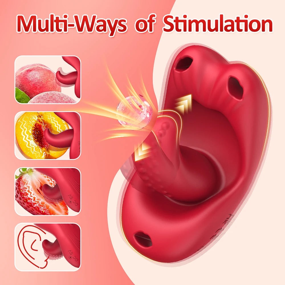 App-Controlled Remote Vibrating Clitoral Stimulator for Women - Powerful Vibrations and Swiveling Motion for G-Spot Self-Pleasure(Free underwear included.)