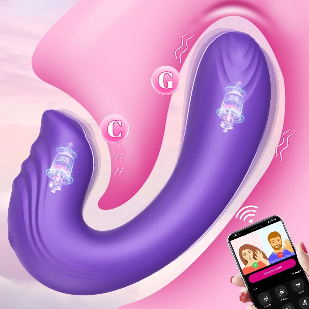[APP Smart Control Dual Motor U-Shaped Wearable G-Spot Vibrator] Remote Flirting, Unlocking Cloud-Based Intimacy
