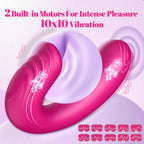 [APP Smart Control Dual Motor U-Shaped Wearable G-Spot Vibrator] Remote Flirting, Unlocking Cloud-Based Intimacy