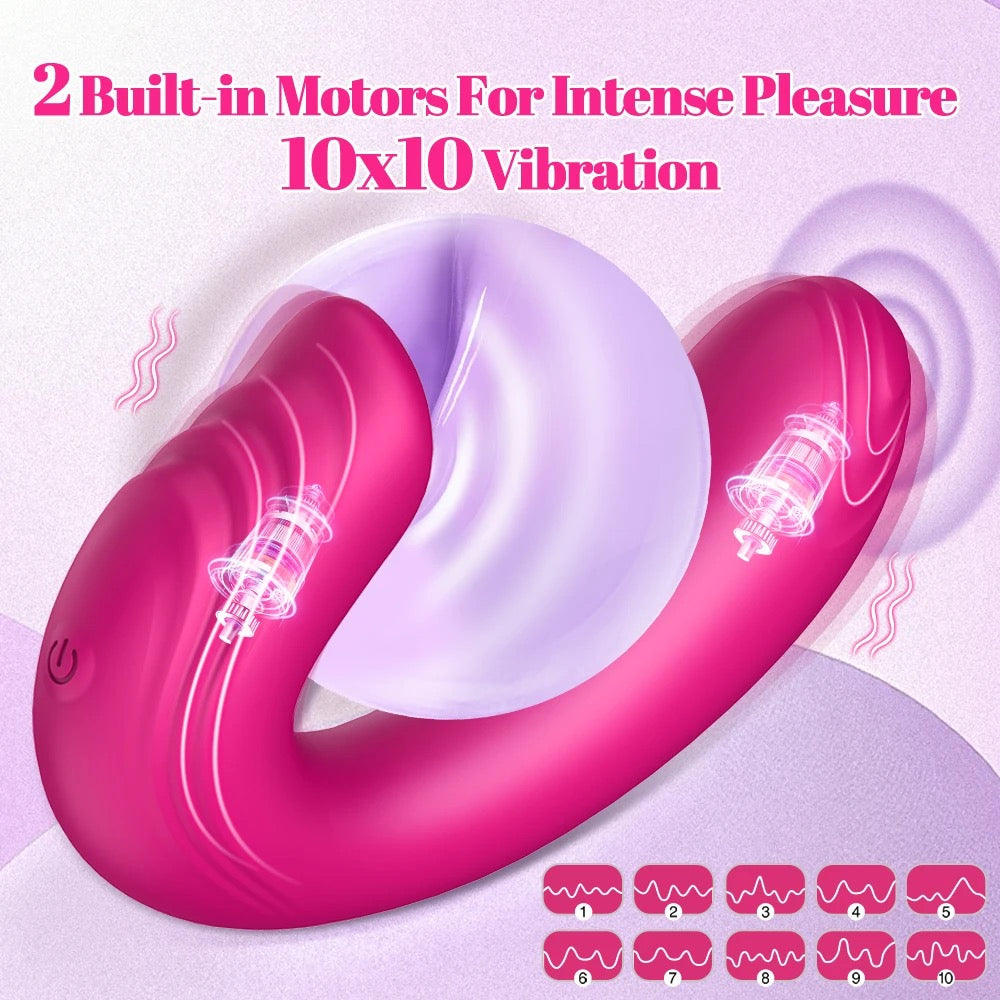 [APP Smart Control Dual Motor U-Shaped Wearable G-Spot Vibrator] Remote Flirting, Unlocking Cloud-Based Intimacy