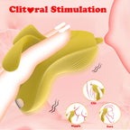 Finger-Worn Vibrator with 9 Vibration Modes, Female Clitoral Stimulator, Mobile APP Controlled Personal Massager for Women