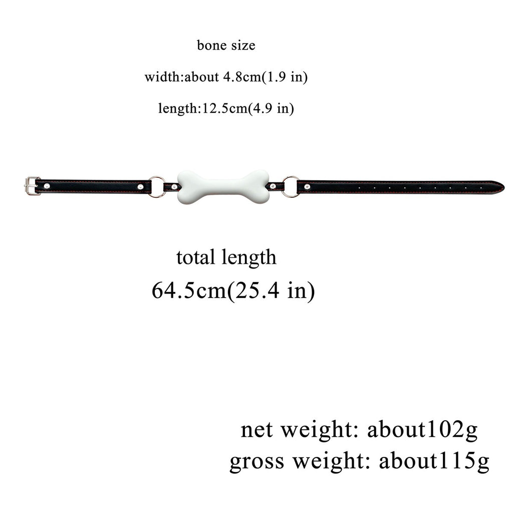 SM European and American adult products: white dog bone