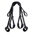 SM multi-purpose leg restraint strap for adult intimate positions and activities.